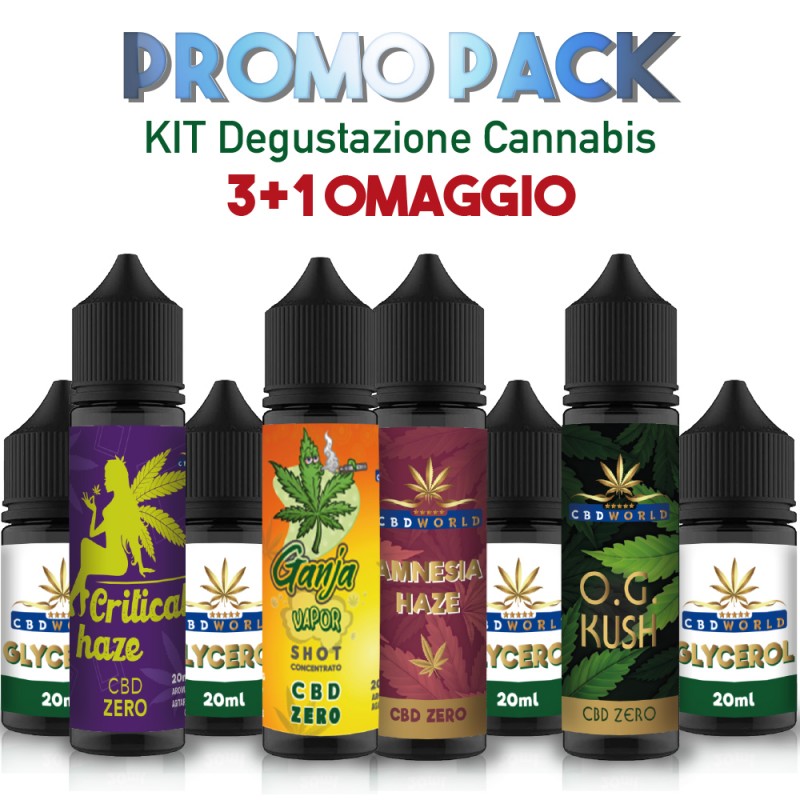 Kit degustazione cannabis shot series